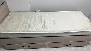 бир: Бир кишилик керебет, Матрасы бар, узуну - 195 см — 2