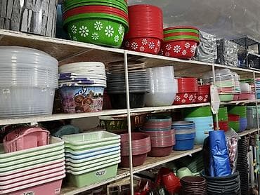 Пластиковые тазы, миски и ведра для дома и дачи - Большой выбор