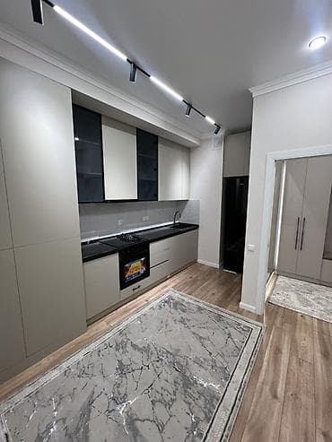 бай таш квартиры: 1 комната, 38 м², Асанбай мкр Элитка, 3 этаж, Евроремонт — 10