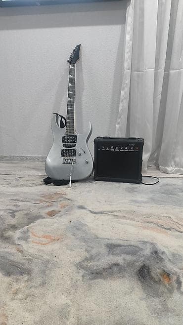 механизм для стойки: Электрогитара с комплектом - Электрогитара форм‑фактора Superstrat — 1