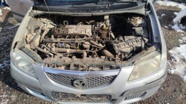 выкупом авто: Разбирается синий минивэн Mazda Примаси. Доступны различные запчасти — 2