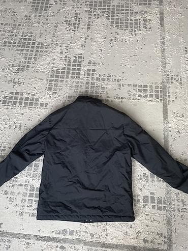 Шымдар: Мужская утеплённая куртка, тёмно‑синяя/чёрная.(детская) размер М - — 2