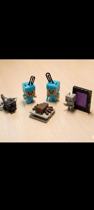 Набор мини-фигурок по мотивам Minecraft. Состав: - 2 фигурки