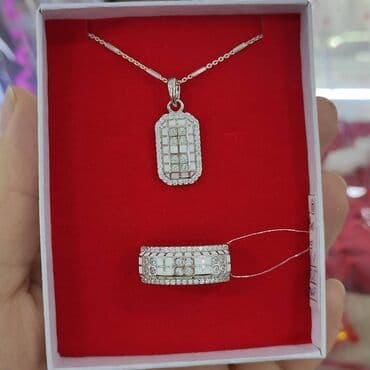 свадебное платье для высокой невесты: Керамический Набор Серебро 925 пробы Дизайн Италия Есть доставка — 1