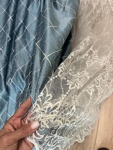 bed sheet: Комплект штор, С тюлем в комплекте, Готовое изделие, Для детской — 4