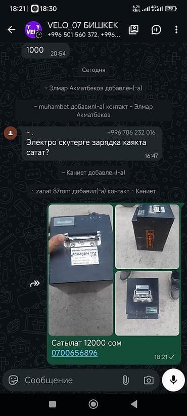 этик: Литий-железо-фосфатный аккумулятор (LiFePO4) для — 1