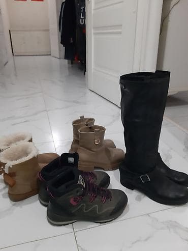 обувь 29 размер: Женская обувь — несколько пар. 1) Красовки/треккинговые ботинки — 5