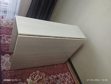 односпальная кровать с матрасом бишкек: Стол трансформер Для кухни, Стол-книжка, цвет - Белый — 5