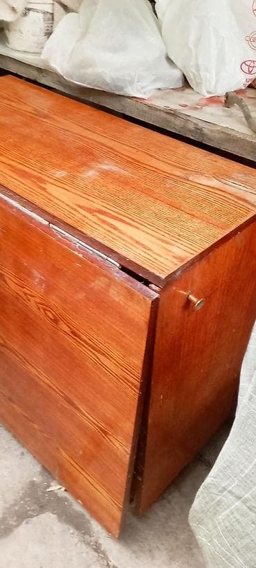 study table: Стол трансформер Для зала, Стол-книжка, цвет - Коричневый — 1