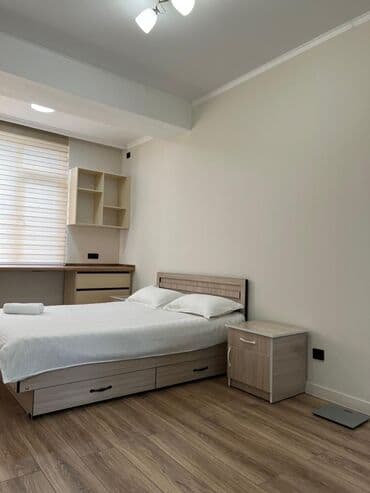 гостиница бишкек политех: 1 комната, Душевая кабина, Постельное белье, Кондиционер — 3