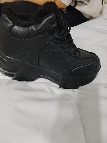 Ботинки и ботильоны: Зимние ботинки Avido, черные - Модель: утепленные высокие — 3