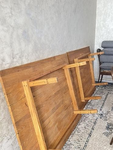 стол книжка б у: Стол трансформер Для кухни, Раскладной стол, цвет - Коричневый — 4