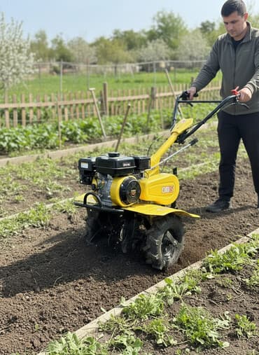 фрезы для мотоблока: Дизельный мотоблок, от 6 до 9 л.с., Колёсный, Новый, Рассрочка — 1