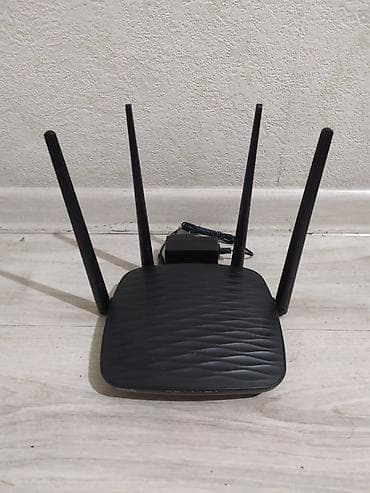 Модемдер жана тармак жабдуулары: 2-диап. Wi-Fi роутер Tenda AC5. Стандарт WiFi5 AC1200. Отличное — 1