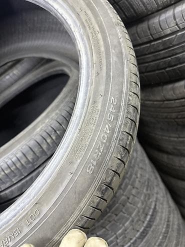 90: Шины 245 / 40 / R 18, Лето, Б/у, Пара, Легковые, Корея, Hankook — 3