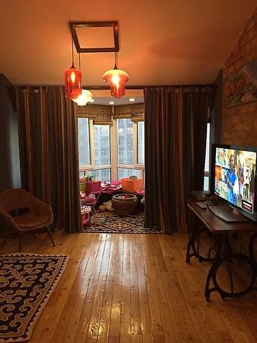 кен сай пост: 3 комнаты, 97 м², Индивидуалка, Индивидуалка, 10 этаж, Старый ремонт — 1