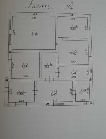 продаю дом рабочий гарадок: Үй, 77 кв. м, 4 бөлмө, Риелтор, Косметикалык оңдоо — 3