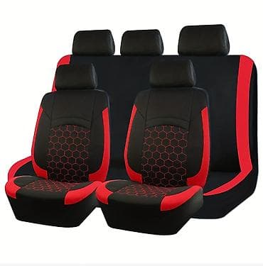 рекс сиденья: Чехлы цвет - Красный, Новый — 1