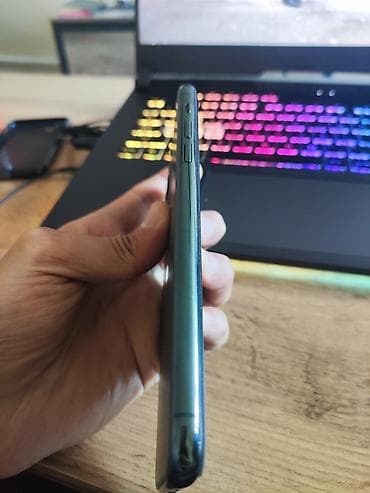 nokia e90: IPhone 11 Pro Max, Б/у, 256 ГБ, Alpine Green, Защитное стекло, Чехол, Кабель, 71 % — 4