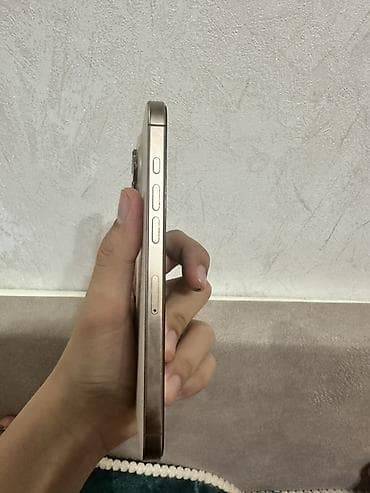 iphon 16 pro: IPhone 16 Pro Max, Б/у, 256 ГБ, Natural Titanium, Коробка, Защитное стекло, Чехол, 98 % — 1