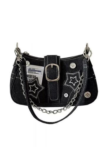 черная удлиненная куртка: ✨ Джинсовая сумка в стиле Y2K / street style ✨ Классная сумочка из — 1