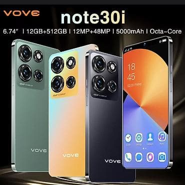 Смартфон VOVE Note30i - Экран Infinity‑O, соотношение экрана к at lalafo.kg Смартфон VOVE Note30i - Экран Infinity‑O, соотношение экрана к