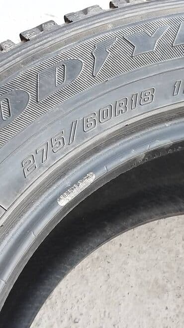 широкие шины: Шиналар 275 / 60 / R 18, Кыш, Колдонулган, Комплект, Жол тандабастар (АТ/МТ), Жапония, GoodYear — 1