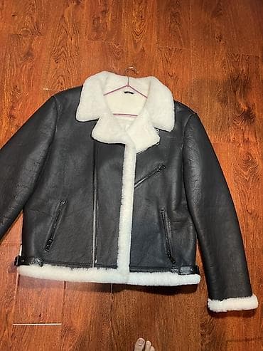 Дублёнка мужская, модель косуха - Материал: натуральная кожа с