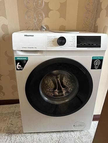 centurion s9: Стиральная машина Hisense с фронтальной загрузкой, загрузка 6 кг — 1