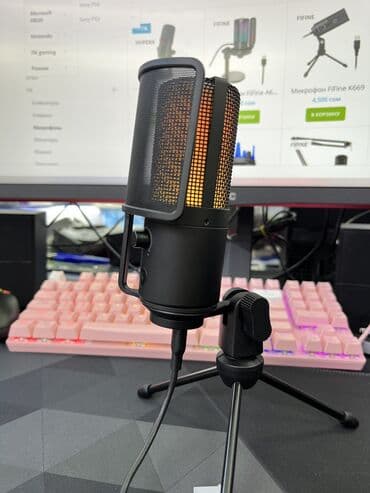 fifine k670 купить бишкек: Конденсаторный микрофон fifine k669-pro
RGB подсветках — 3
