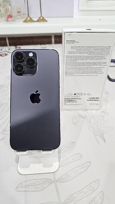 realmi 8 pro: IPhone 14 Pro Max, Б/у, 128 ГБ, Deep Purple, Коробка, 79 % — 1