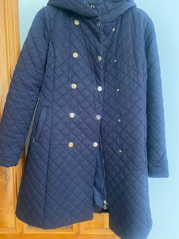 пальто италия: Теплая стеганая куртка с капюшоном Италия. Размер 42 (s-m) Цена 3 500с — 1