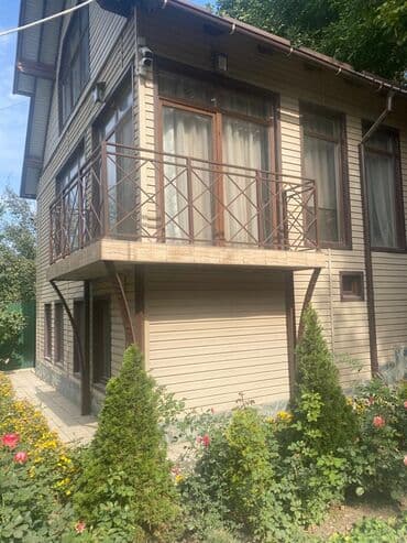 бишкек гостевой дом: 130 м², 3 комнаты, Бронированные двери, Евроремонт, Парковка — 1