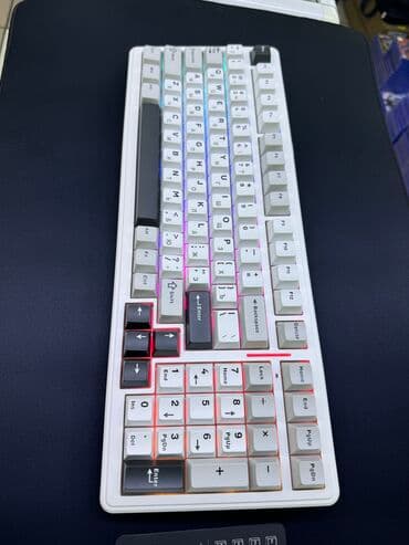 raspberry pi 4: Клавиатура, Механикалык, Bluetooth, Зымдуу туташтыруу, Өлчөмү: 100% — 3