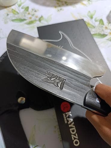 рукоять: Поварской топор-нож Kaydzo Shark (Japan) - Тип: кухонный — 4