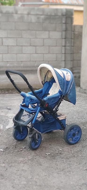 ретро коляски купить: Коляска, Другой бренд, цвет - Голубой, Б/у, Самовывоз, Платная доставка — 2