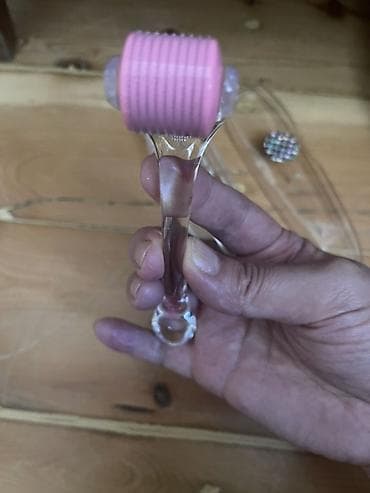 микрон: Дермароллер для лица 0,25 мм - Насадка-валик с микроиглами длиной — 2