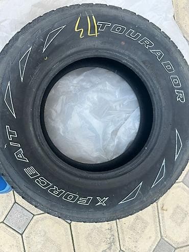 арык бетонный: Шины 265 / 70 / R 17, Всесезонная, Б/у, Комплект, Внедорожные (АТ/МТ), США, Tourador — 2