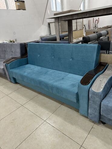 кожаный диван раскладной: Бүктөмө диван, Жаңы — 1