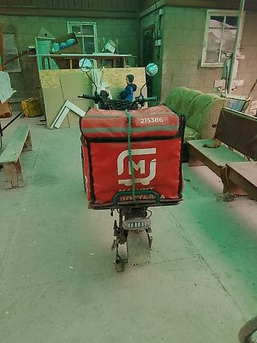 мото 250: Электроскутер для курьерской доставки с комплектом съемных — 4