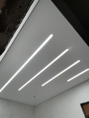 натяжной паталог: Натяжные потолки с встроенным освещением - Современные натяжные — 5