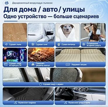 Аксессуары и тюнинг: Мощная воздуходувка Multi-Function Violet Fan F2 Купить в Бишкеке — — 7