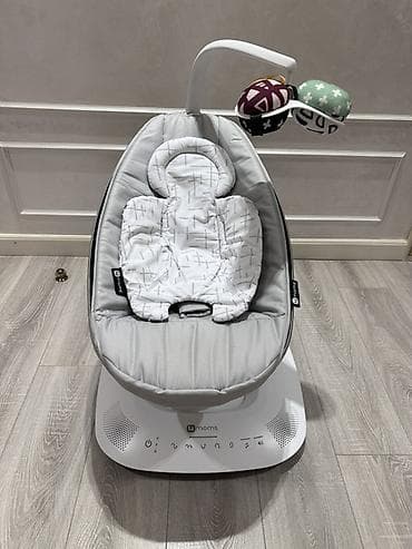 толокар kiddieland: Электронные качели 4moms mamaRoo (серый) последняя версия идеальное — 6
