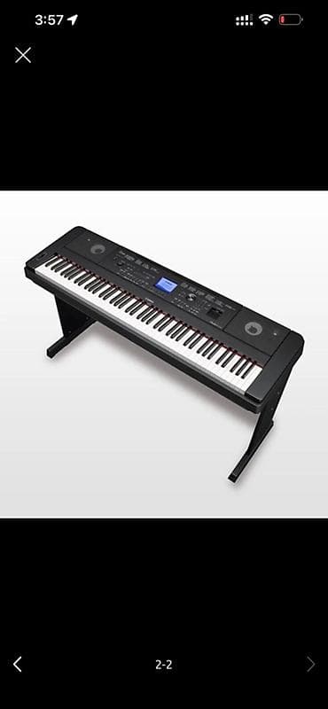 yamaha 510: Yamaha dgx-660 •	88 взвешенных клавиш (ощущение как у акустического — 2
