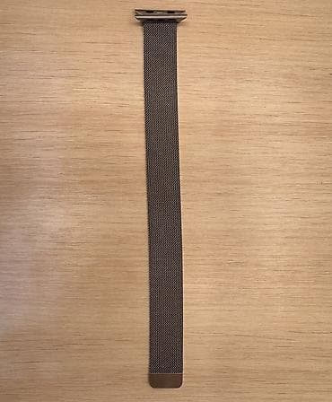 Детские смарт-часы: Продаю оригинальный ремешок для Apple Watch - Milanese loop Silver — 6