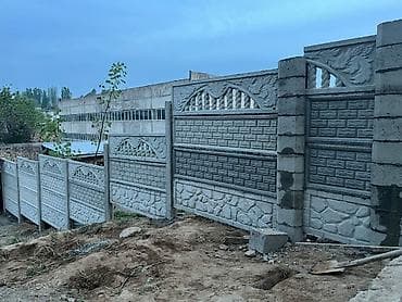 скупка камней: Секции и монтаж железобетонного еврозабора - Материал: армированный — 10