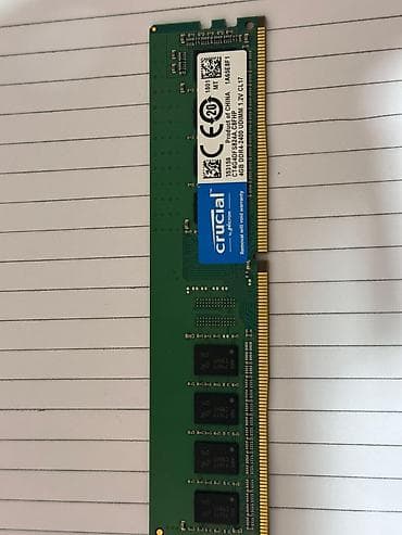 core i3 6100: Оперативная память, Б/у, Crucial, 4 ГБ, DDR4, 4 МГц, Для ПК — 4