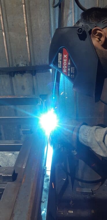 Сварка | Навесы, Козырьки, Камины Бесплатная смета, Высотные работы, Доставка at lalafo.kg Сварка | Навесы, Козырьки, Камины Бесплатная смета, Высотные работы, Доставка