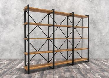 книжные шкафы на заказ: Стеллаж в стиле лофт на заказ изготовим любой размер и фасон быстро — 19