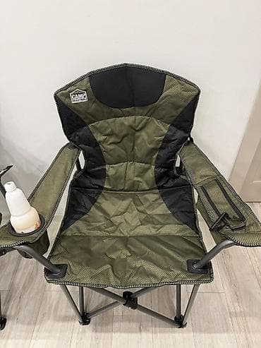 форе: Походный складной стул, Новый, Другой материал, цвет - Зеленый — 4